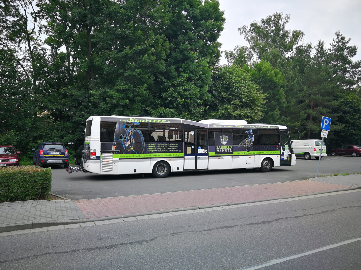 Buswerbung Fahrrad Hammer • SD GRUPPE • VM SachsenAnhalt