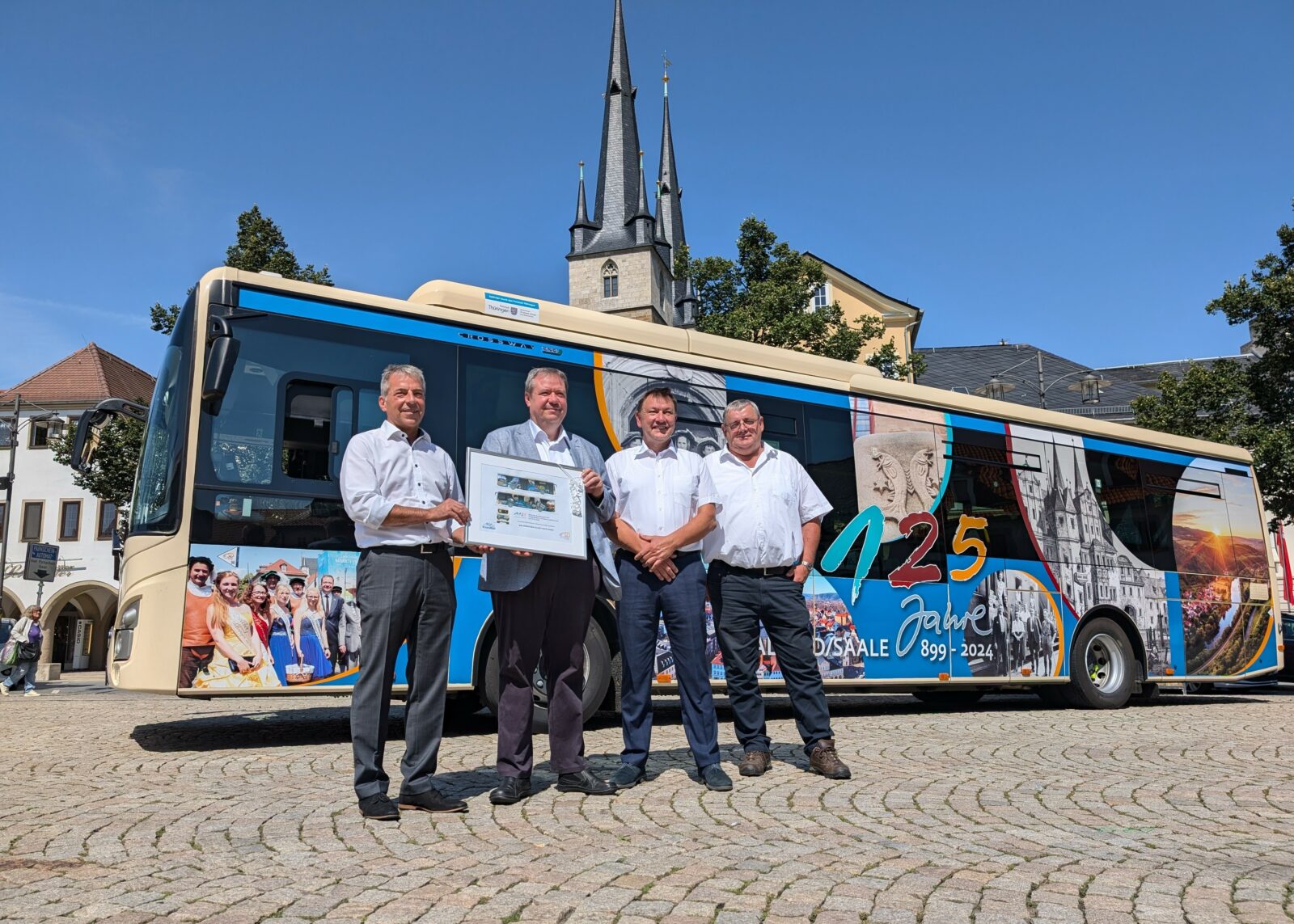 1125 Jahre bus saalfeld