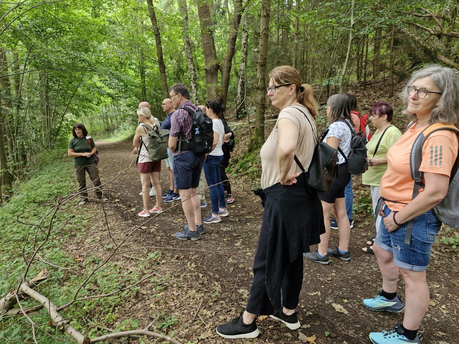 Wanderung beim Teamevent in zeulenroder 