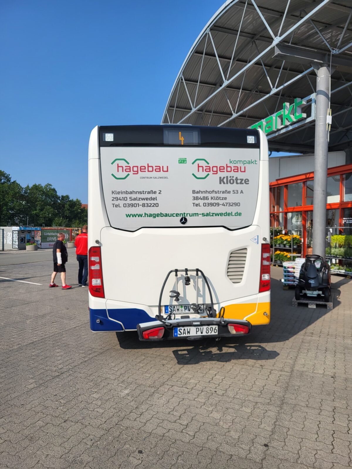 Heckansicht Imagewerbung hagebaumarkt Salzwedel