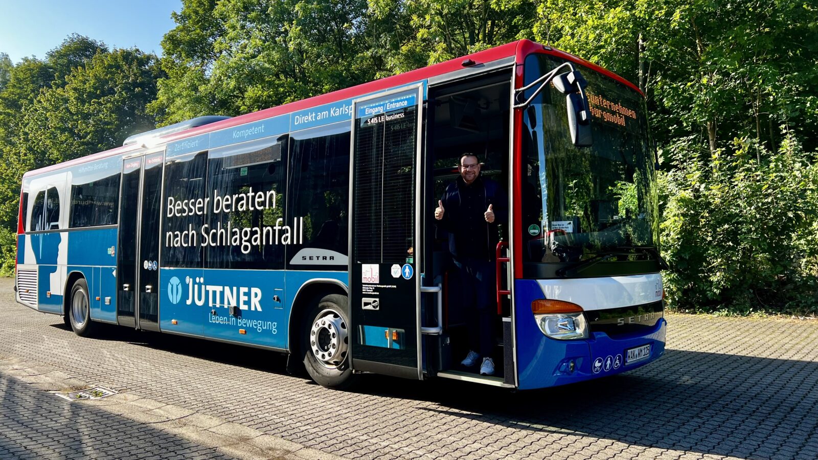 Werbebus Jüttner Orthopädie Eisenach