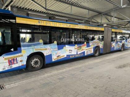 Bus des Malwettbewerbs Verkehrsgesellschaft Südharz